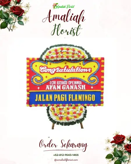 Sewa Papan Bunga Budiman